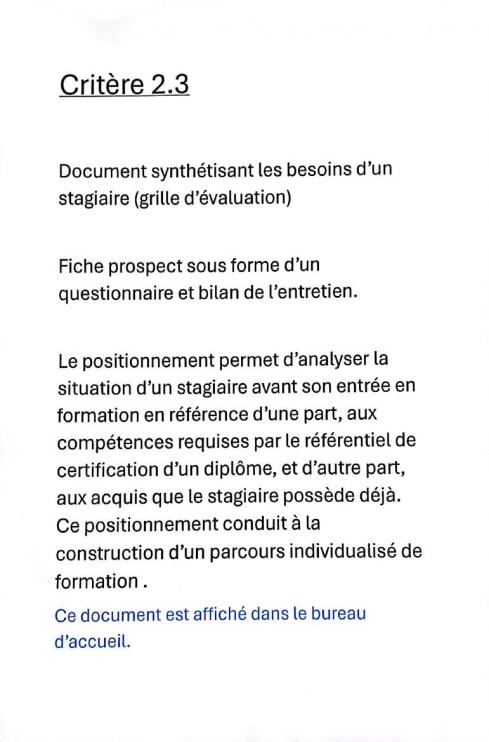 Positionnement page 2